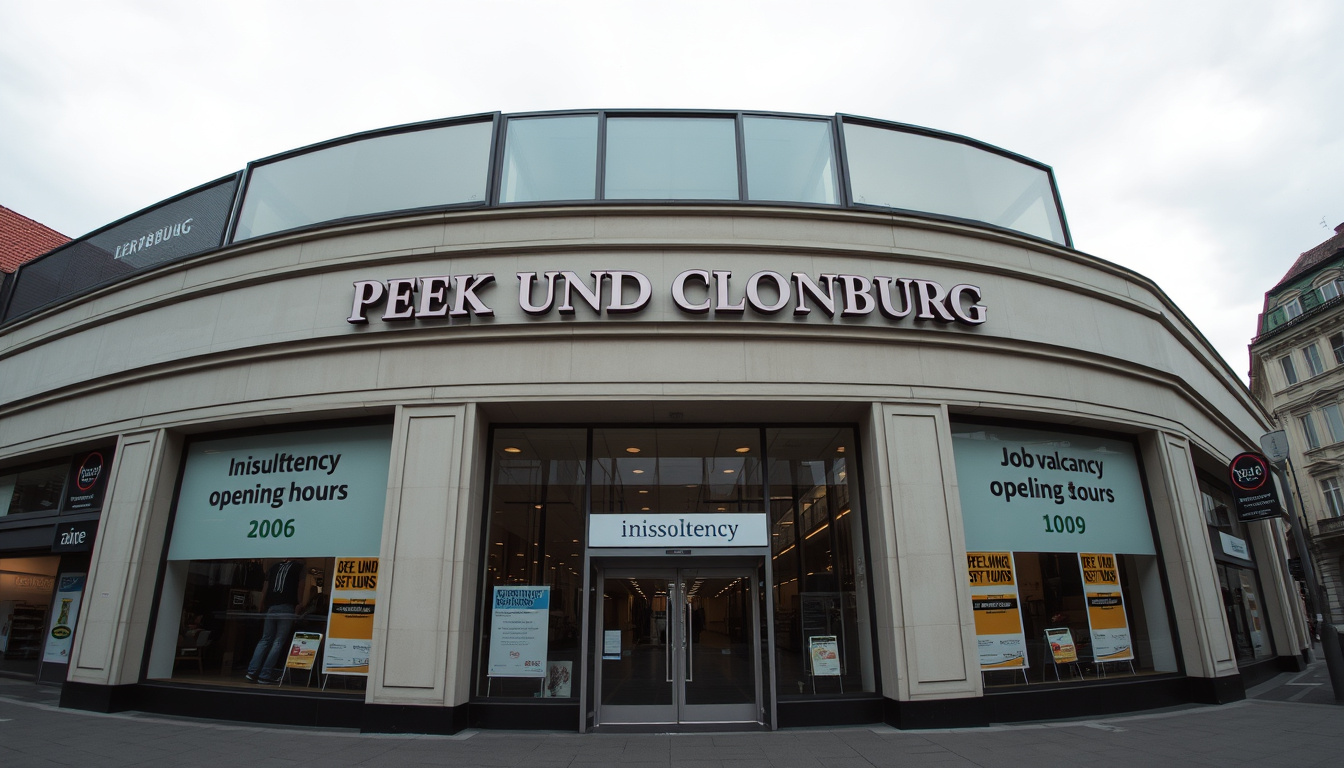 Peek und Cloppenburg Augsburg: Insolvenz, Öffnungszeiten & Jobs